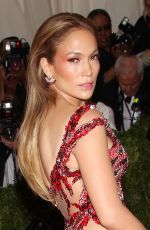 JENNIFER LOPEZ at MET Gala 2015 in New York