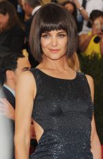 KATIE HOLMES at MET Gala 2015 in New York