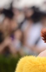 RIHANNA at MET Gala 2015 in New York