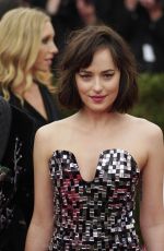 DAKOTA JOHNSON at MET Gala 2015 in New York