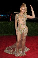 BEYONCE at MET Gala 2015 in New York