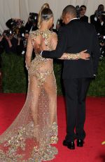 BEYONCE at MET Gala 2015 in New York