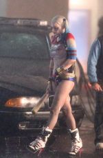 MARGOT ROBBIE on the Set of Suicide Squad 05/10/2015