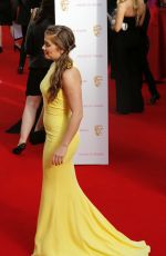 NIKKI SANDERSON at BAFTA 2015 Awards in London
