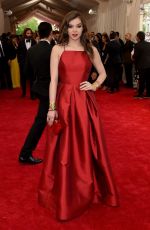 HAILEE STEINFELD at MET Gala 2015 in New York