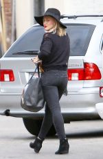 HILARY DUFF in Black Out in West Hollywood 05/06/2015