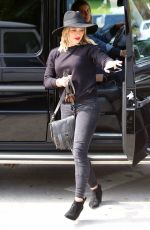 HILARY DUFF in Black Out in West Hollywood 05/06/2015