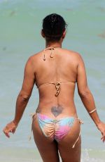 CHRISTINA MILIAN in Bikini at a Beach in Miami 05/15/2015