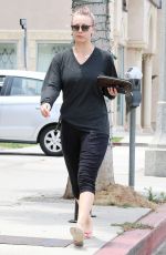 KALEY CUOCO Without Makup at a Nail Salon in Studio City 05/26/2015