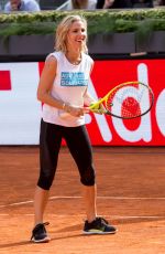 ELSA PATAKY at Charity Day Tennis Tournament in Madrid
