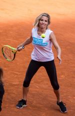 ELSA PATAKY at Charity Day Tennis Tournament in Madrid