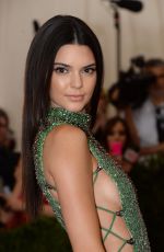 KENDALL JENNER at MET Gala 2015 in New York