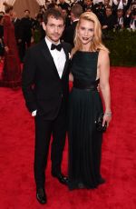 CLAIRE DANES at MET Gala 2015 in New York