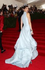 LILY ALDRIDGE at MET Gala 2015 in New York