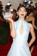 LILY ALDRIDGE at MET Gala 2015 in New York