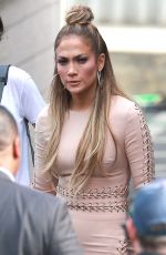 JENNIFER LOPEZ Arrives at American Idol Studio in Hollywood 05/06/2015