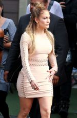 JENNIFER LOPEZ Arrives at American Idol Studio in Hollywood 05/06/2015