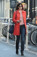 DAKOTA JOHNSON on the Set of How to be Single in Manhattan 05/26/2015