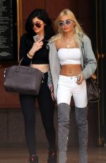KYLIE JENNER and PIA MIA PEREZ Out and About in West Hollywood 05/28/2015