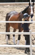 IGGY AZALEA at Horseback Riding in Los Angeles 05/26/2015