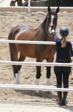 IGGY AZALEA at Horseback Riding in Los Angeles 05/26/2015