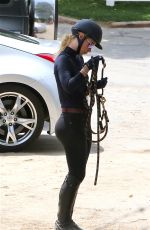 IGGY AZALEA at Horseback Riding in Los Angeles 05/26/2015