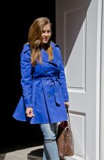 IMOGEN THOMAS Out and About in London 04/30/2015