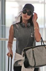 IRINA SHAYK at Heathrrow Airport in London
