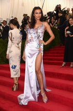 IRINA SHAYK at MET Gala 2015 in New York
