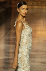 IRINA SHAYK at Pronovias Fashion Show in Barcelona
