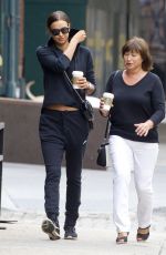 IRINA SHAYK Out and About in New York 05/14/2015
