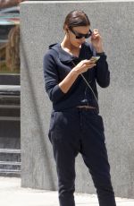 IRINA SHAYK Out and About in New York 05/14/2015