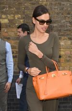 IRINA SHAYL Leaves Chiltern Firehouse in London 05/27/2015