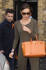 IRINA SHAYL Leaves Chiltern Firehouse in London 05/27/2015