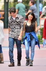 JANEL PARRISH at Disneyland in Anaheim 05/17/2015