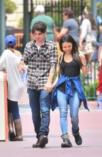 JANEL PARRISH at Disneyland in Anaheim 05/17/2015