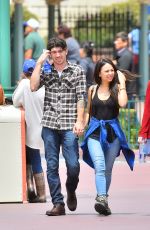JANEL PARRISH at Disneyland in Anaheim 05/17/2015