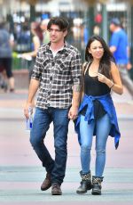 JANEL PARRISH at Disneyland in Anaheim 05/17/2015