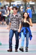 JANEL PARRISH at Disneyland in Anaheim 05/17/2015
