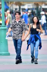 JANEL PARRISH at Disneyland in Anaheim 05/17/2015