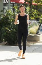 JENNIFER GARNER Leaves a Gym in Los Angeles 05/11/2015
