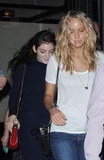 JENNIFER LAWRENCE and LORDE Noght Out in New York 05/03/2015