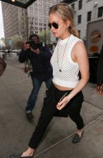 JENNIFER LAWRENCE Arrives at Her Hotel in New York 05/01/2015