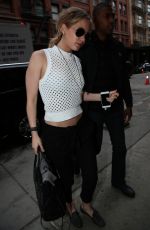 JENNIFER LAWRENCE Arrives at Her Hotel in New York 05/01/2015