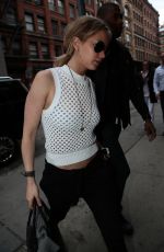 JENNIFER LAWRENCE Arrives at Her Hotel in New York 05/01/2015