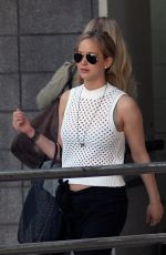 JENNIFER LAWRENCE at JFK Airport in New York 05/01/2015