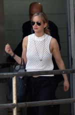 JENNIFER LAWRENCE at JFK Airport in New York 05/01/2015
