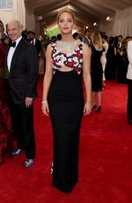 JENNIFER LAWRENCE at MET Gala 2015 in New York