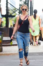 JENNIFER LAWRENCE in Ripped Jeans Out and About in New York 05/25/2015