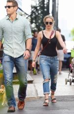 JENNIFER LAWRENCE in Ripped Jeans Out and About in New York 05/25/2015